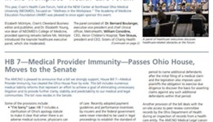 AMCNO Features Opioid Consortium in Northern Ohio Physician Publication